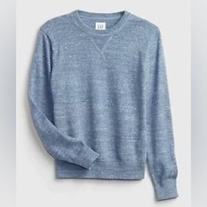 GAP Boys Crewneck Sweater NWT Blue Heather Size M (8)